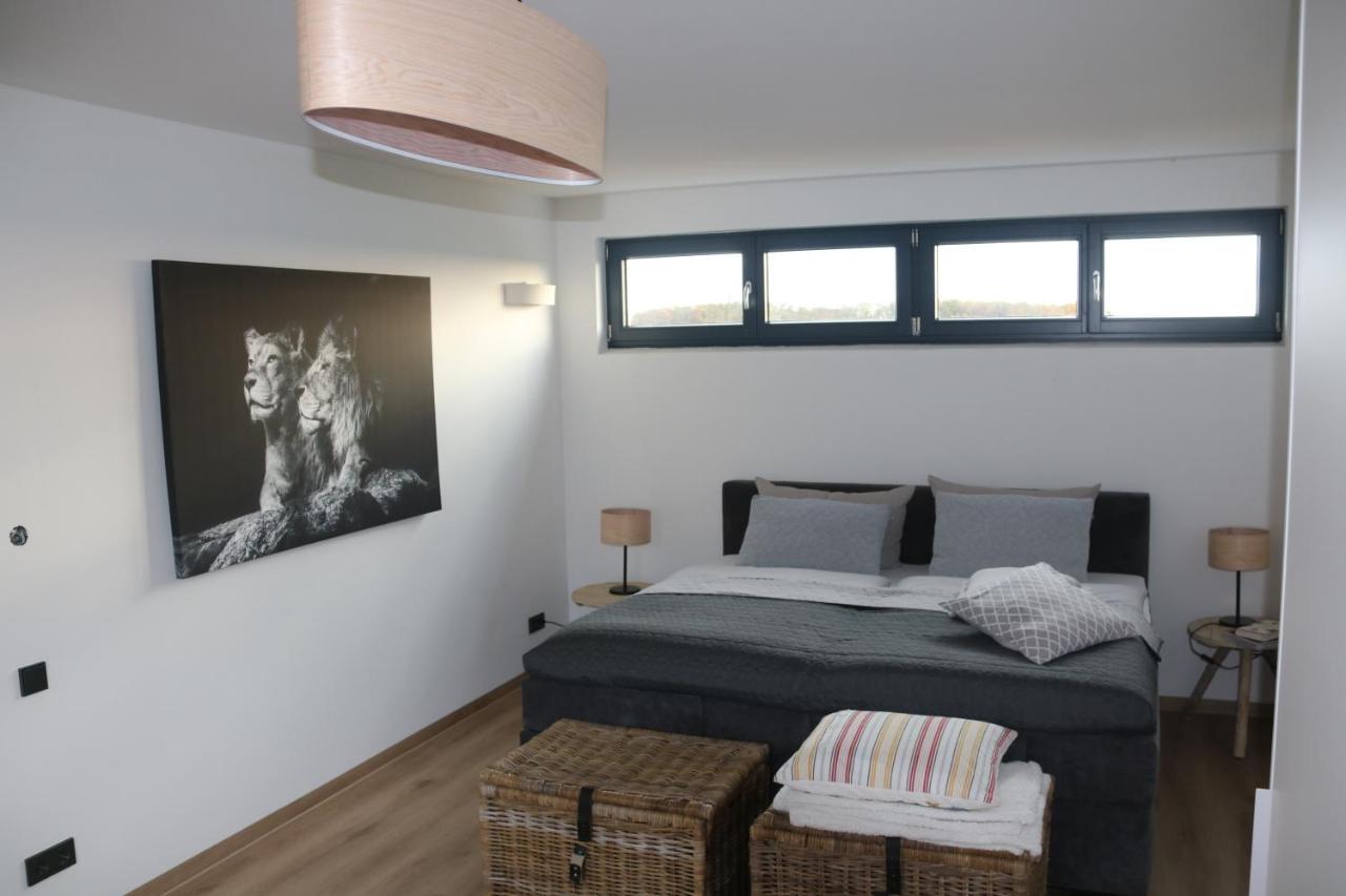 Moderne Barrierefreie Wohnung Auf Dem Land Bei Neuruppin Lichtenberg  Kültér fotó